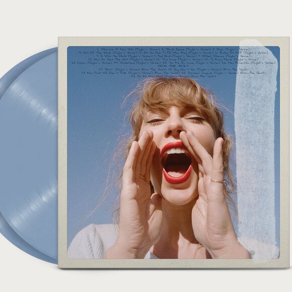 NWT, Taylor Swift 1989 Vinyl - Taylor's Version, 2 LP, Deluxe Crystal Skies Blue - Picture 2 of 6